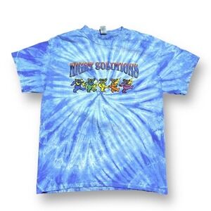 Gildan T-shirt Tee Night Solutions Tie Die Size L